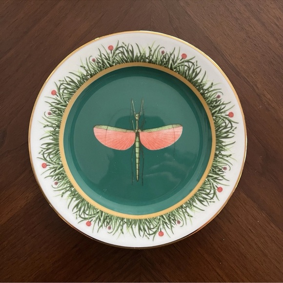La Double J Libellula Dessert Plate DragonFly - Picture 1 of 2
